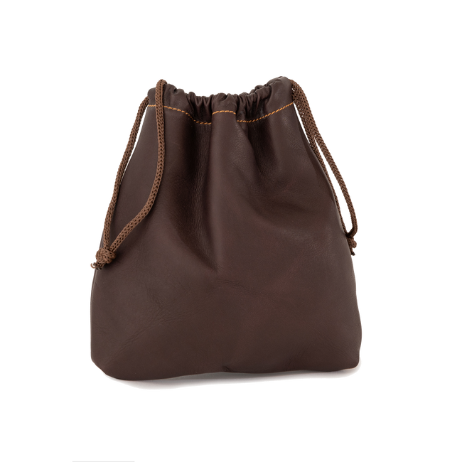 Leather Players Pouch, Crown Caf&eacute;