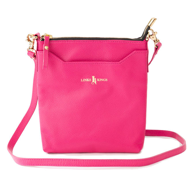 Ladies Cross Body Bag, Pink Flash