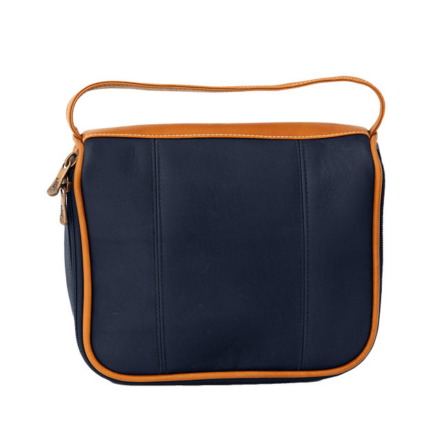 Travel Caddy, Navy / Tan