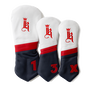 Tilted Headcover, White / Navy