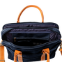 Mayfair Briefcase, Navy / Tan