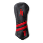 2-Stripe Head Cover, Black / Red