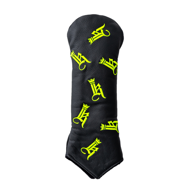 Dancing Headcover, Black / Neon Yellow