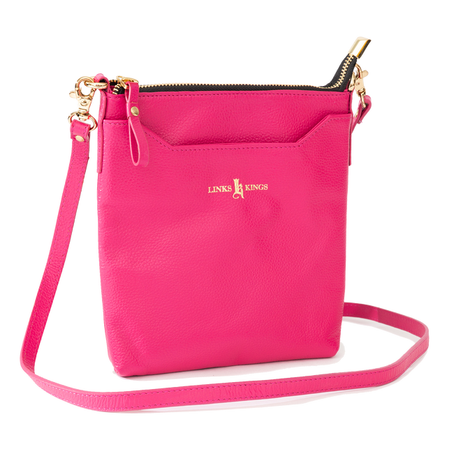 Ladies Cross Body Bag, Pink Flash