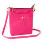 Ladies Cross Body Bag, Pink Flash