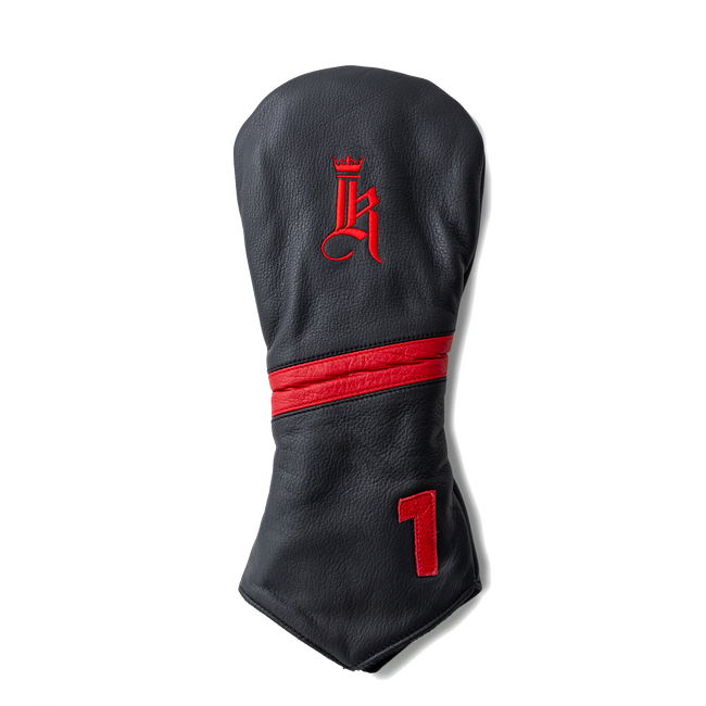 Tilted Headcover, Black / Red