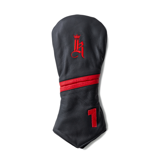 Tilted Head Cover, Black / Red