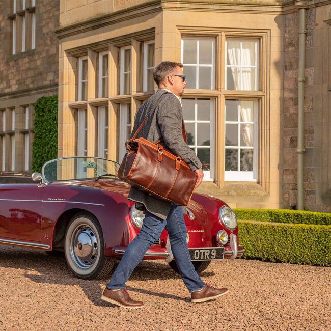 Sundance Weekender Duffel, Rustic Saddle