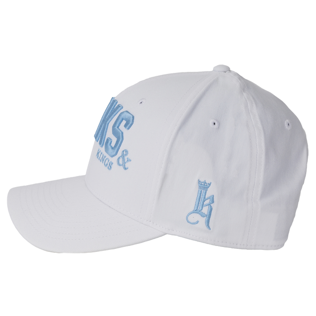 Links &amp; Kings Hat, White / Light Blue