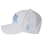 Links &amp; Kings Hat, White / Light Blue