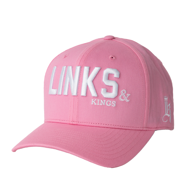 Links &amp; Kings Hat, Pink / White