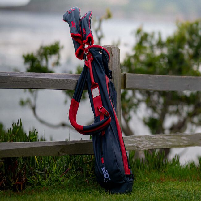Links Golf Bag, Navy / White