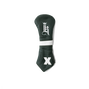 Tilted Headcover, Green / White