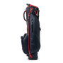 The Links Stand Bag, Navy / Red