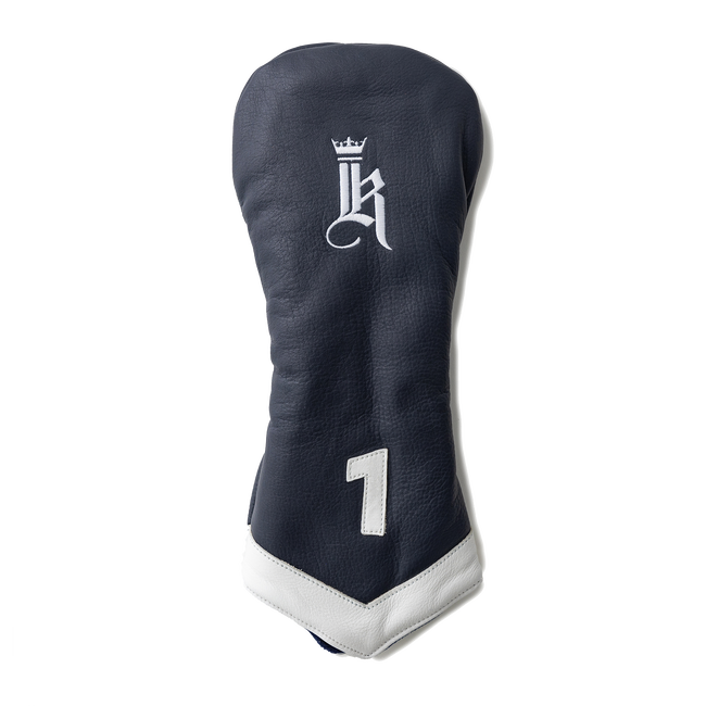 Chevron Headcover, Navy / White
