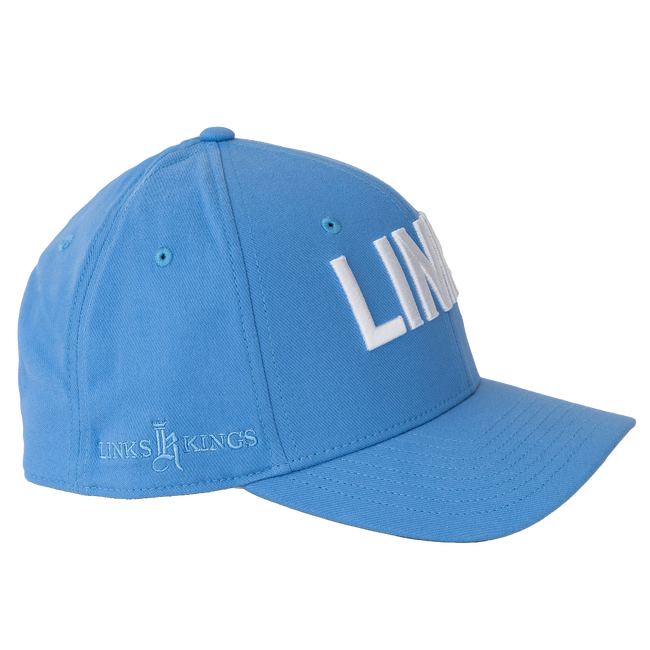 Links &amp; Kings Hat, Light Blue / White