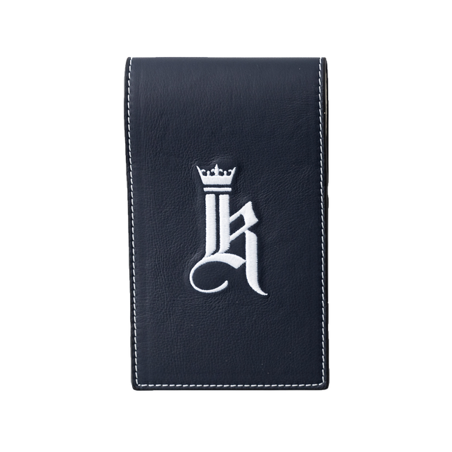 Yardage Book Holder, Navy / White