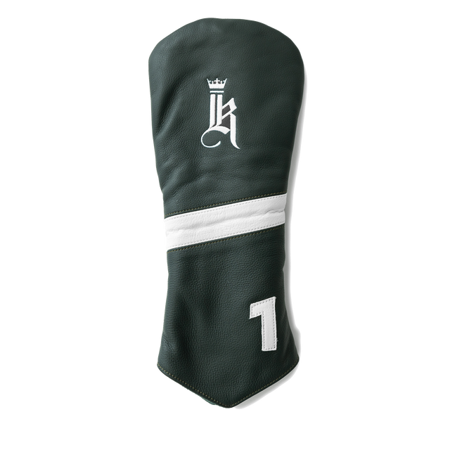 Tilted Head Cover, Green / White