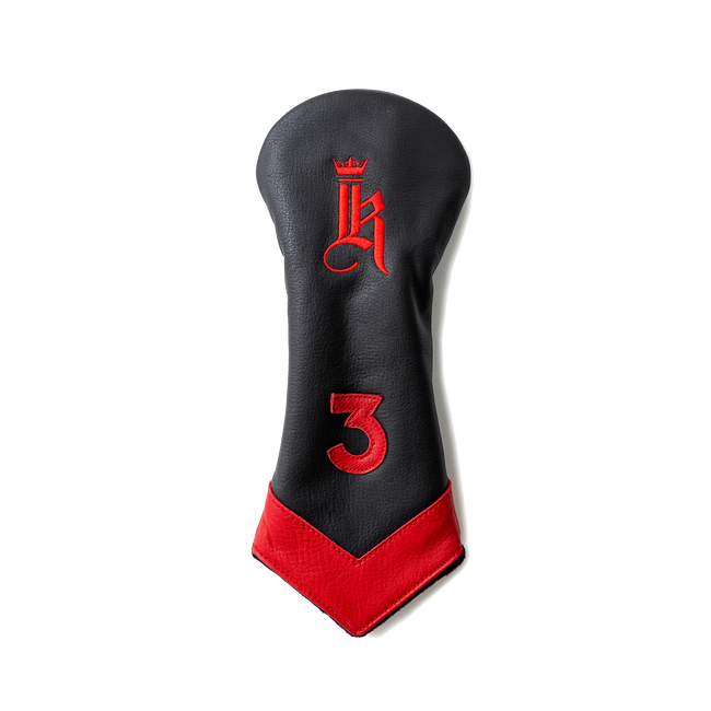 Chevron Headcover, Black / Red