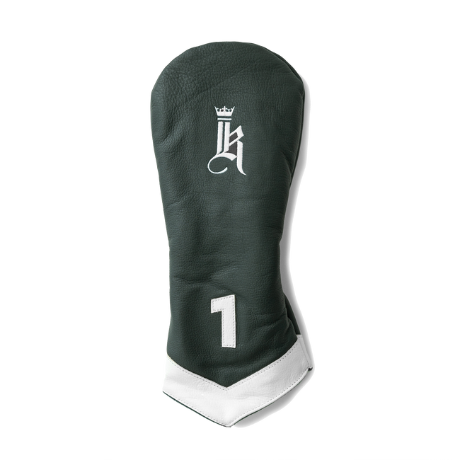 Chevron Headcover, Green / White