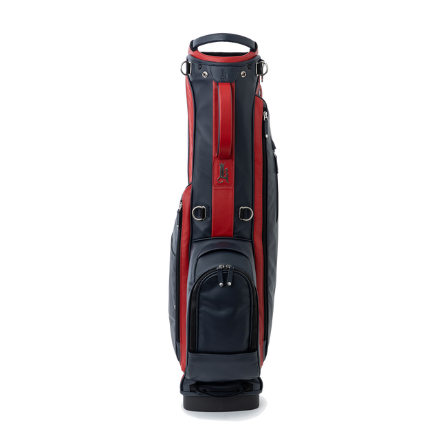 The Links Stand Bag, Navy / Red