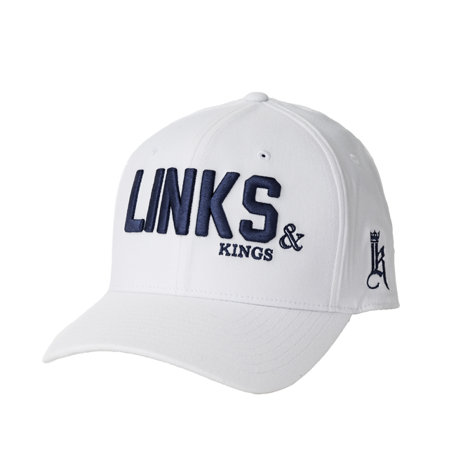 Links &amp; Kings Hat, White / Navy