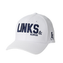 Links &amp; Kings Hat, White / Navy
