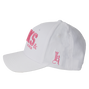 Links &amp; Kings Hat, White / Pink