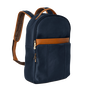 Crown Backpack, Navy / Tan