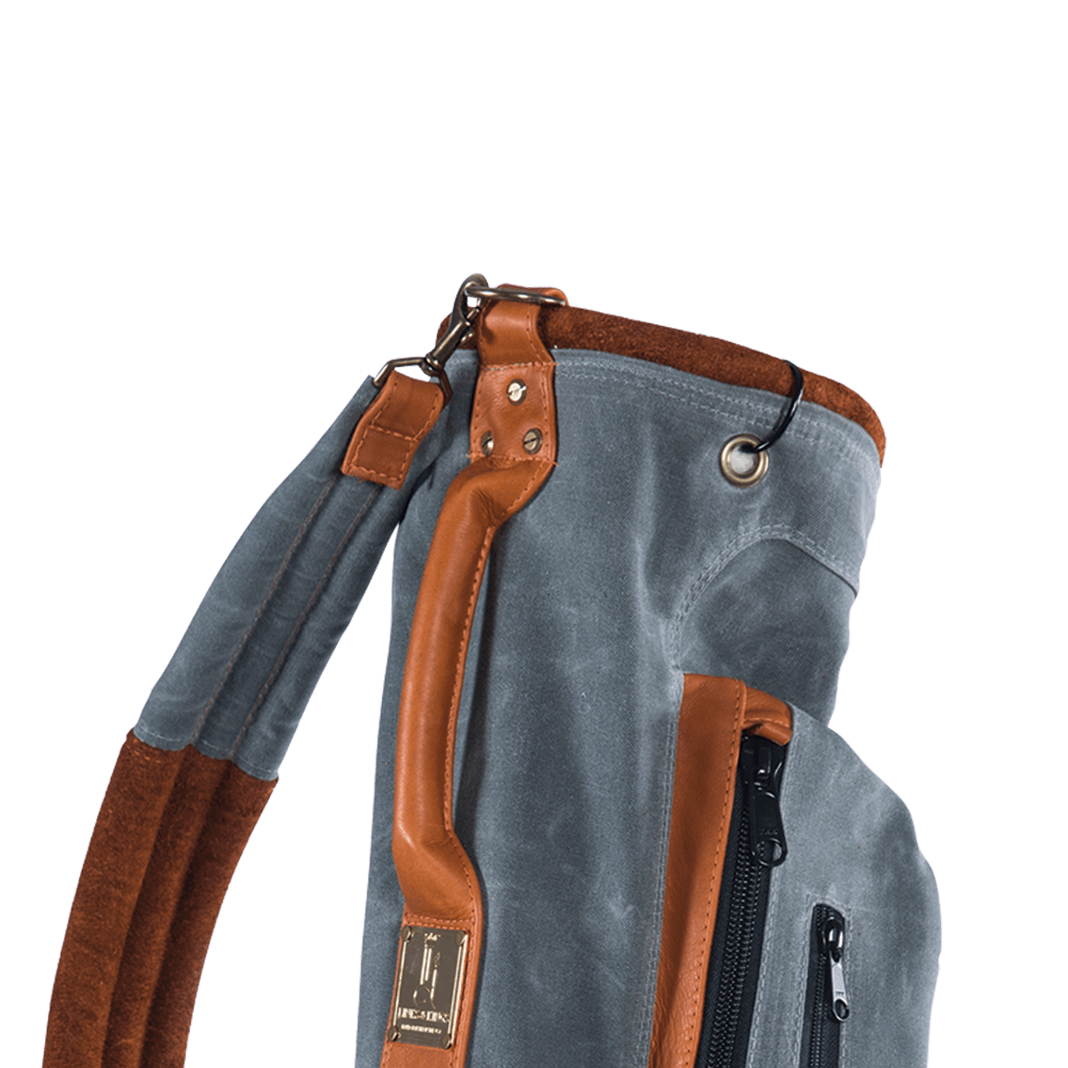 The Links Golf Bag Waxed Canvas Leather And Kings